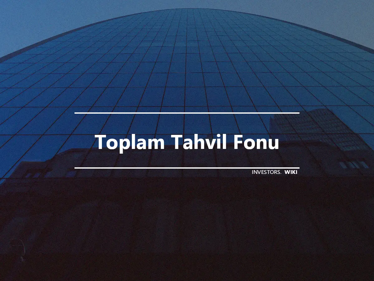 Toplam Tahvil Fonu