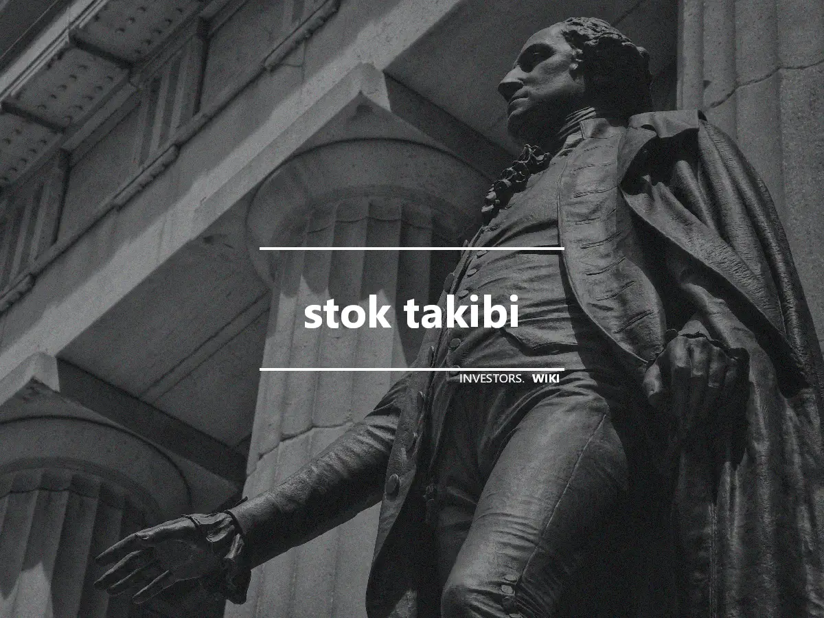 stok takibi