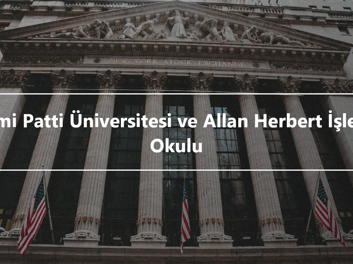 Miami Patti Üniversitesi ve Allan Herbert İşletme Okulu