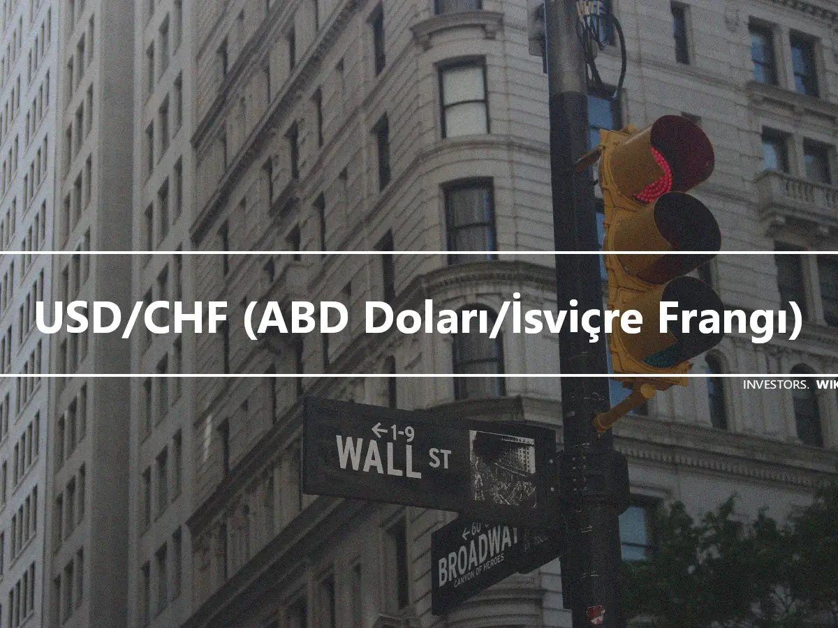 USD/CHF (ABD Doları/İsviçre Frangı)
