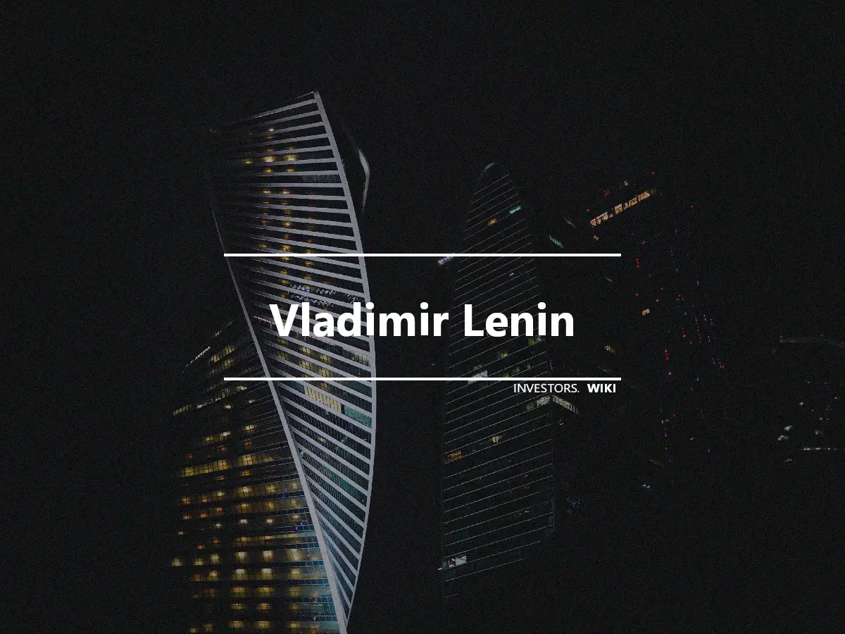 Vladimir Lenin