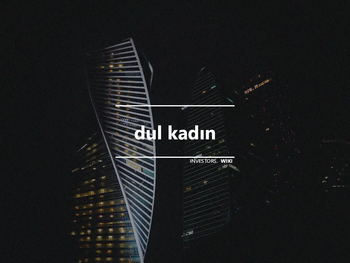 dul kadın