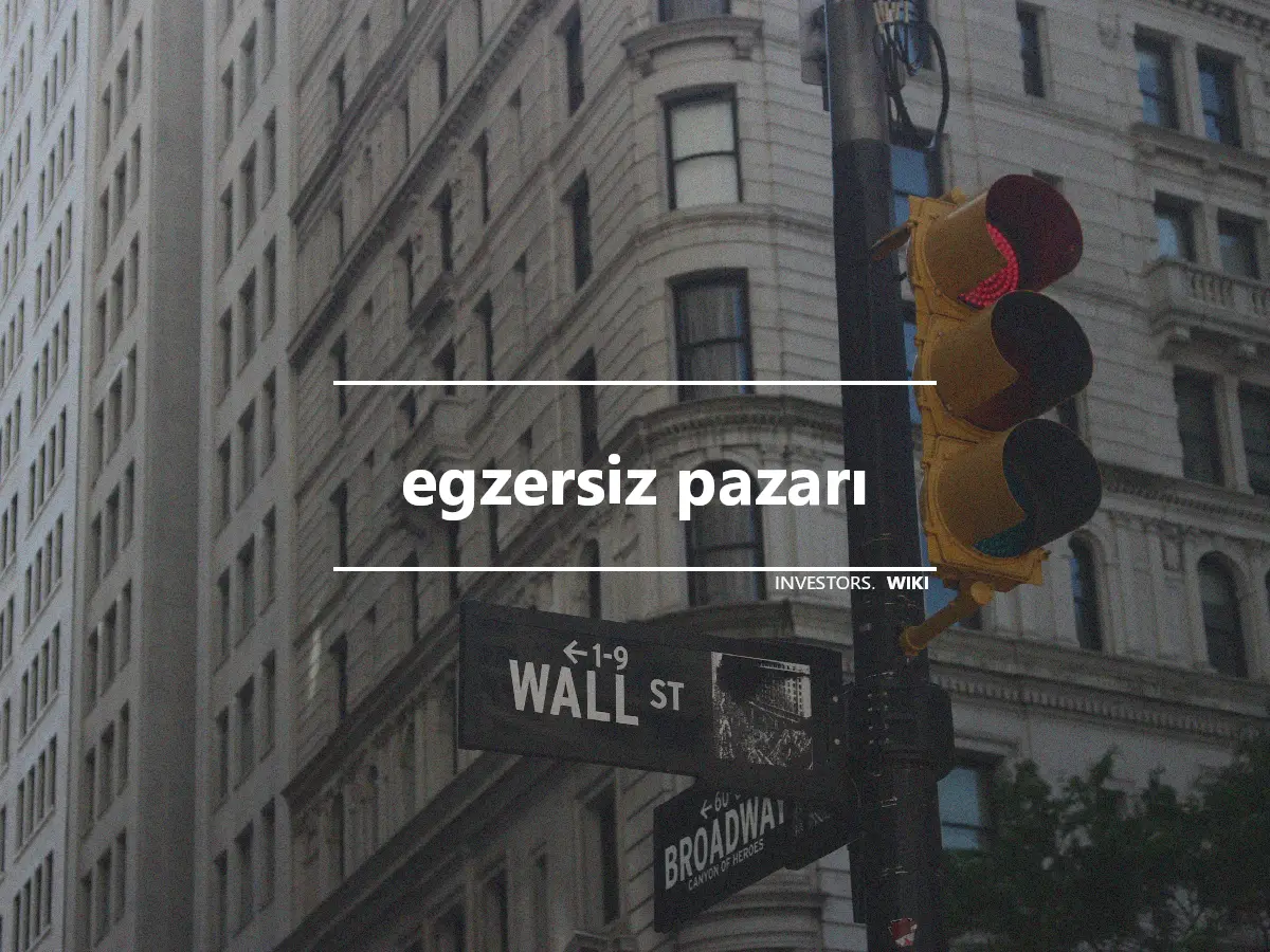 egzersiz pazarı