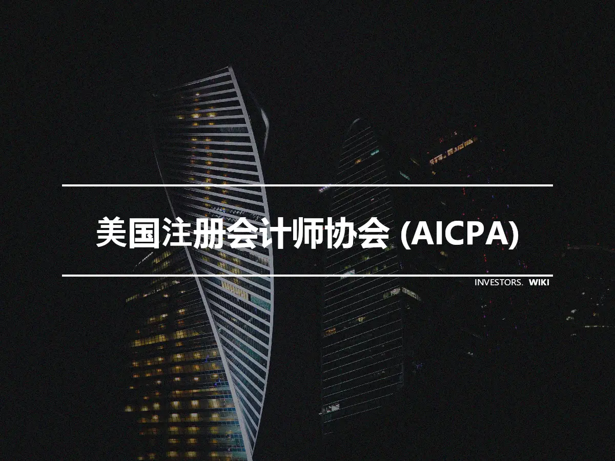 美国注册会计师协会 (AICPA)