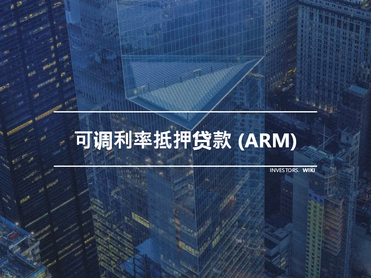 可调利率抵押贷款 (ARM)