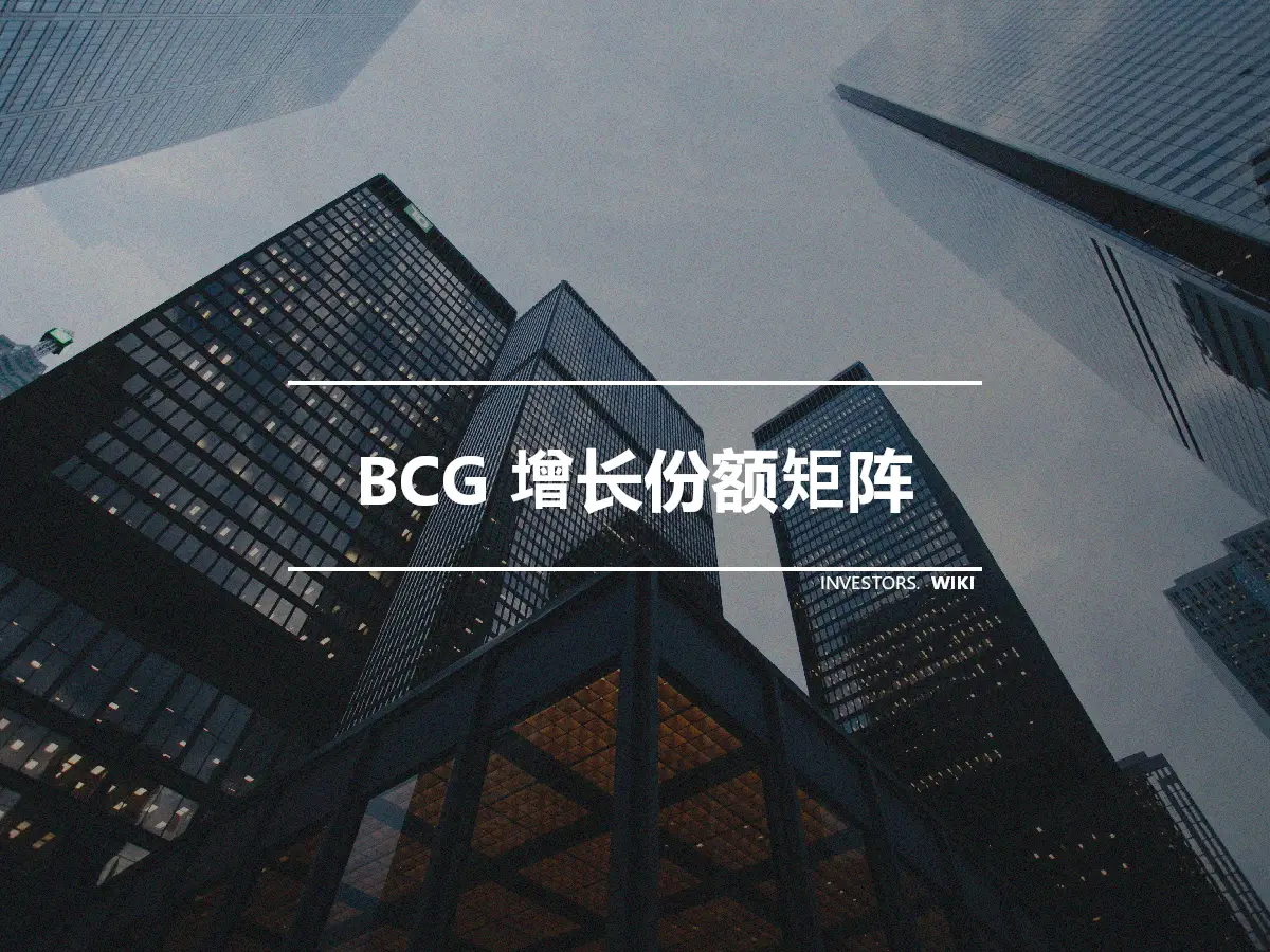 BCG 增长份额矩阵