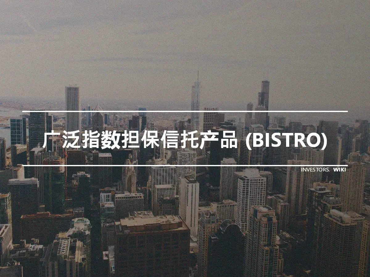 广泛指数担保信托产品 (BISTRO)