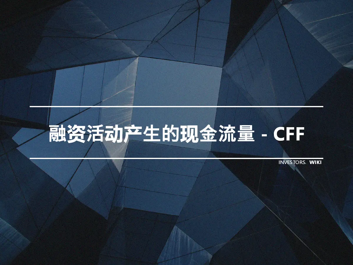 融资活动产生的现金流量 - CFF