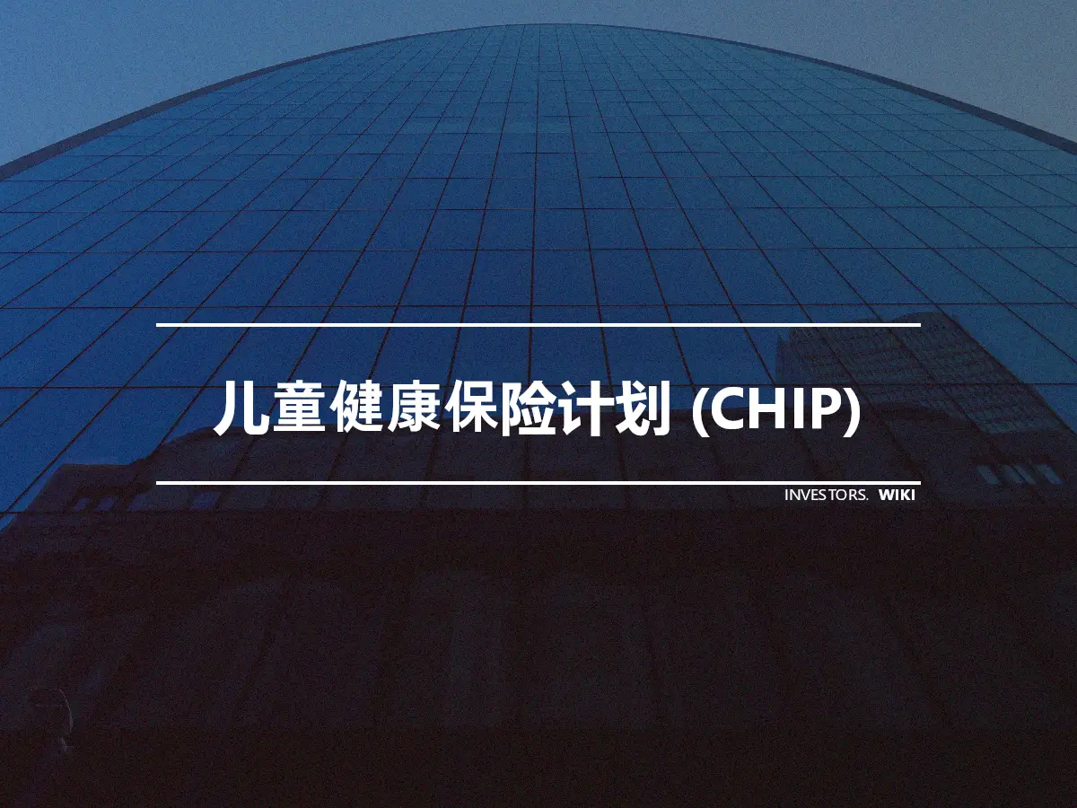 儿童健康保险计划 (CHIP)