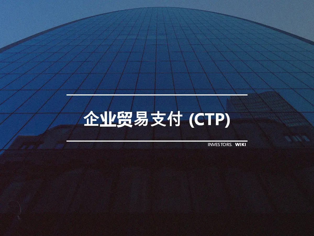 企业贸易支付 (CTP)