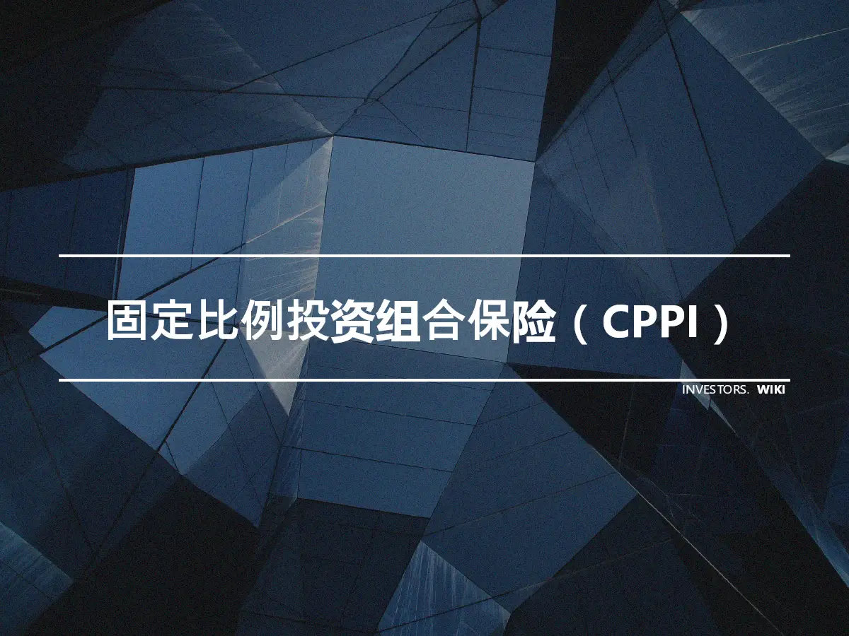 固定比例投资组合保险（CPPI）