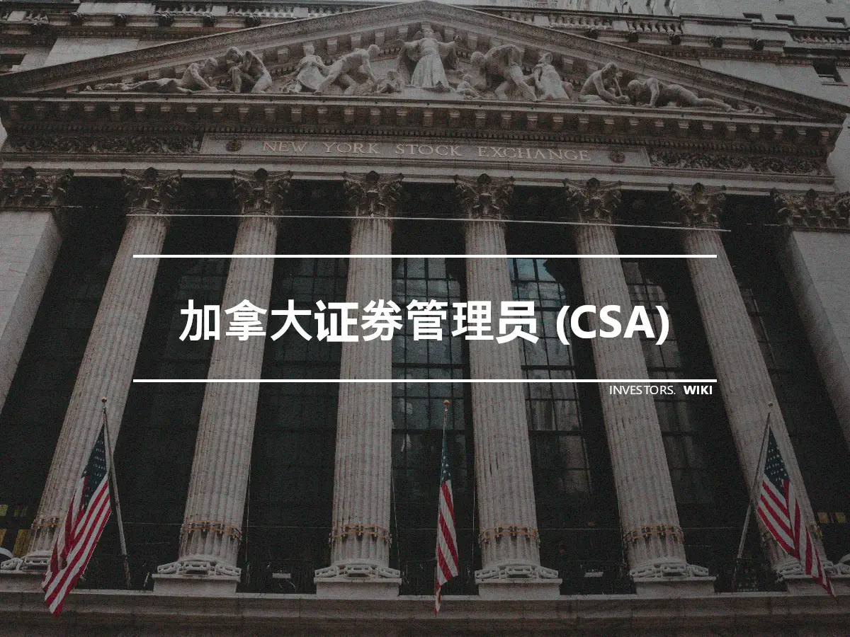 加拿大证券管理员 (CSA)