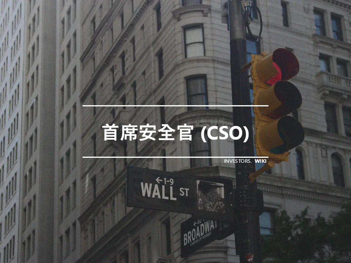 首席安全官 (CSO)