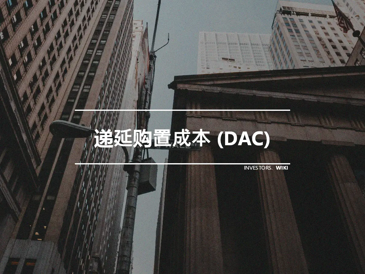 递延购置成本 (DAC)