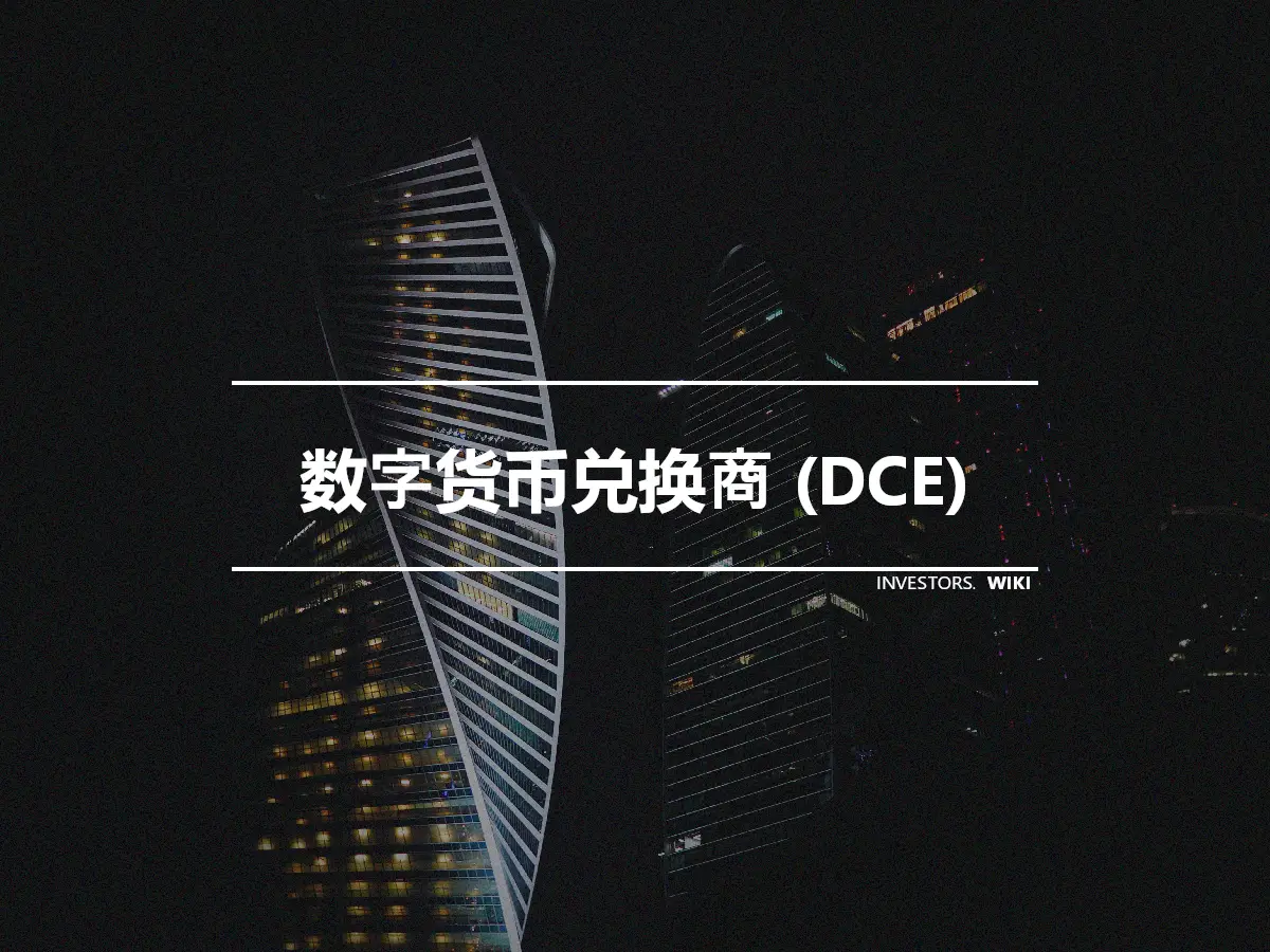 数字货币兑换商 (DCE)