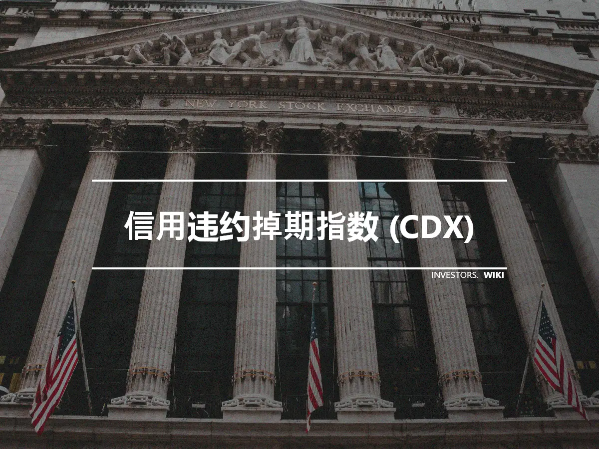 信用违约掉期指数 (CDX)