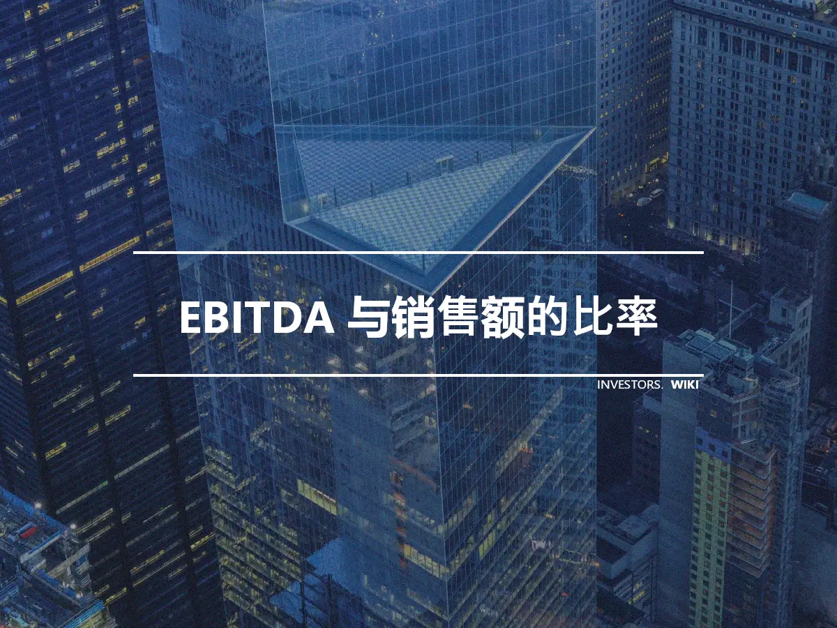 EBITDA 与销售额的比率