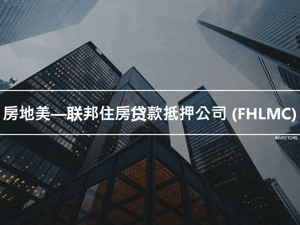 房地美—联邦住房贷款抵押公司 (FHLMC)