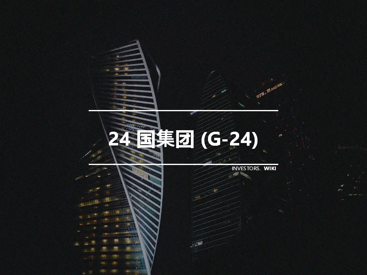 24 国集团 (G-24)