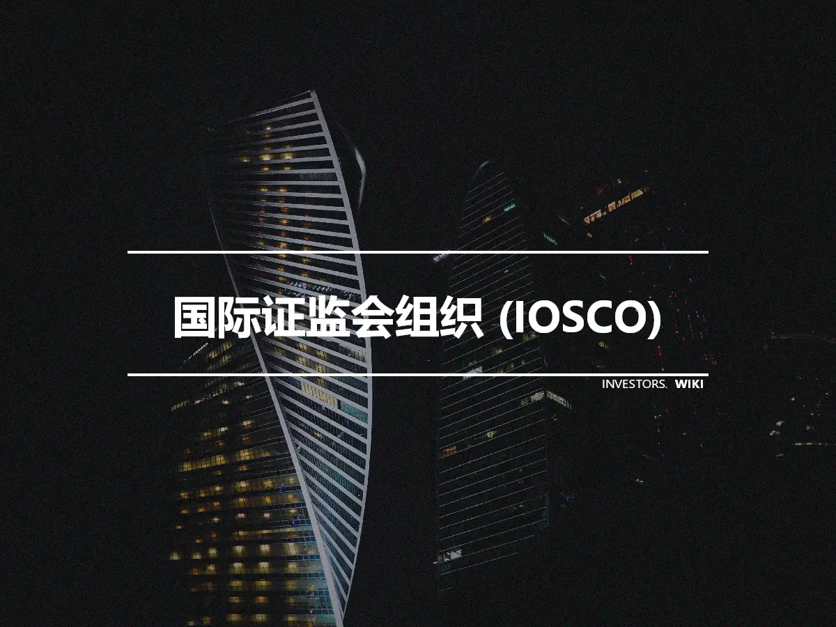 国际证监会组织 (IOSCO)