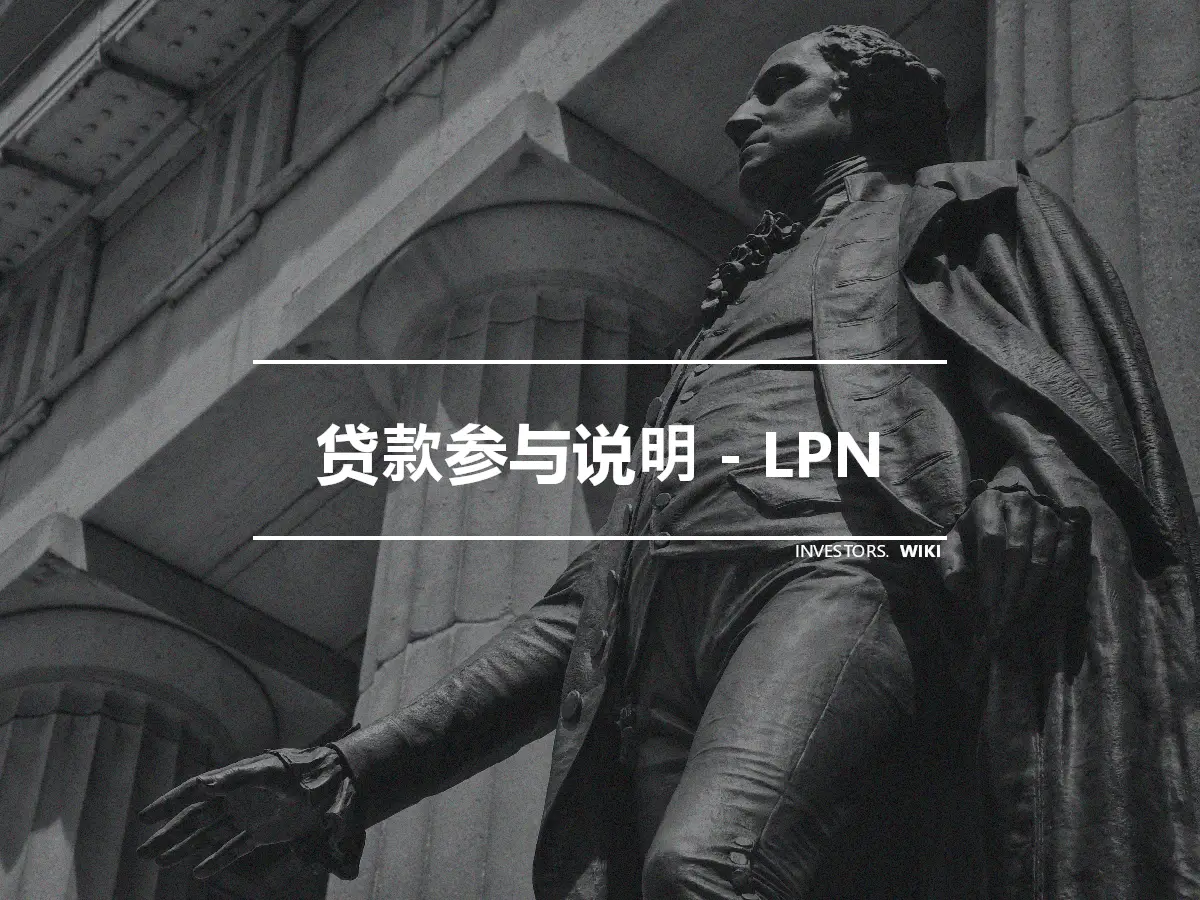 贷款参与说明 - LPN