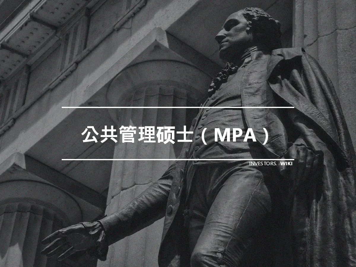 公共管理硕士（MPA）