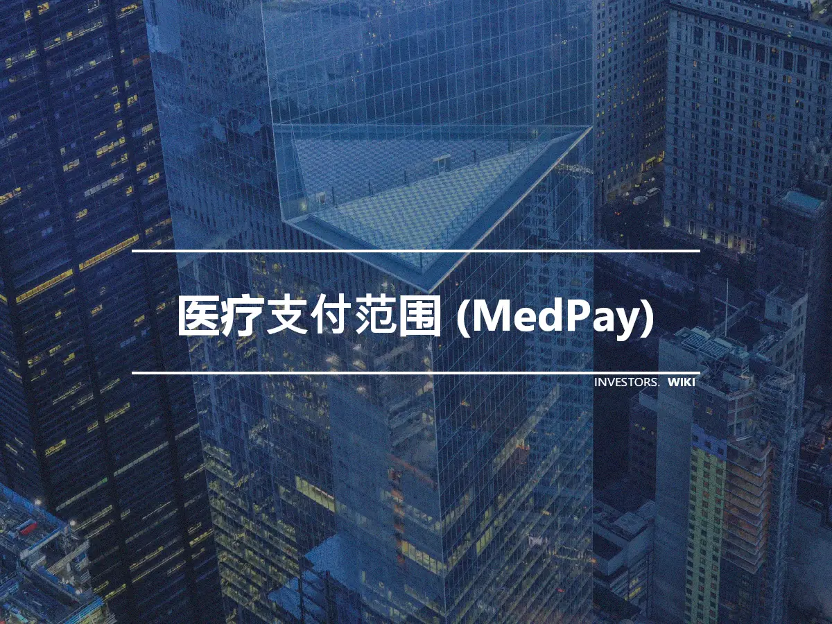 医疗支付范围 (MedPay)