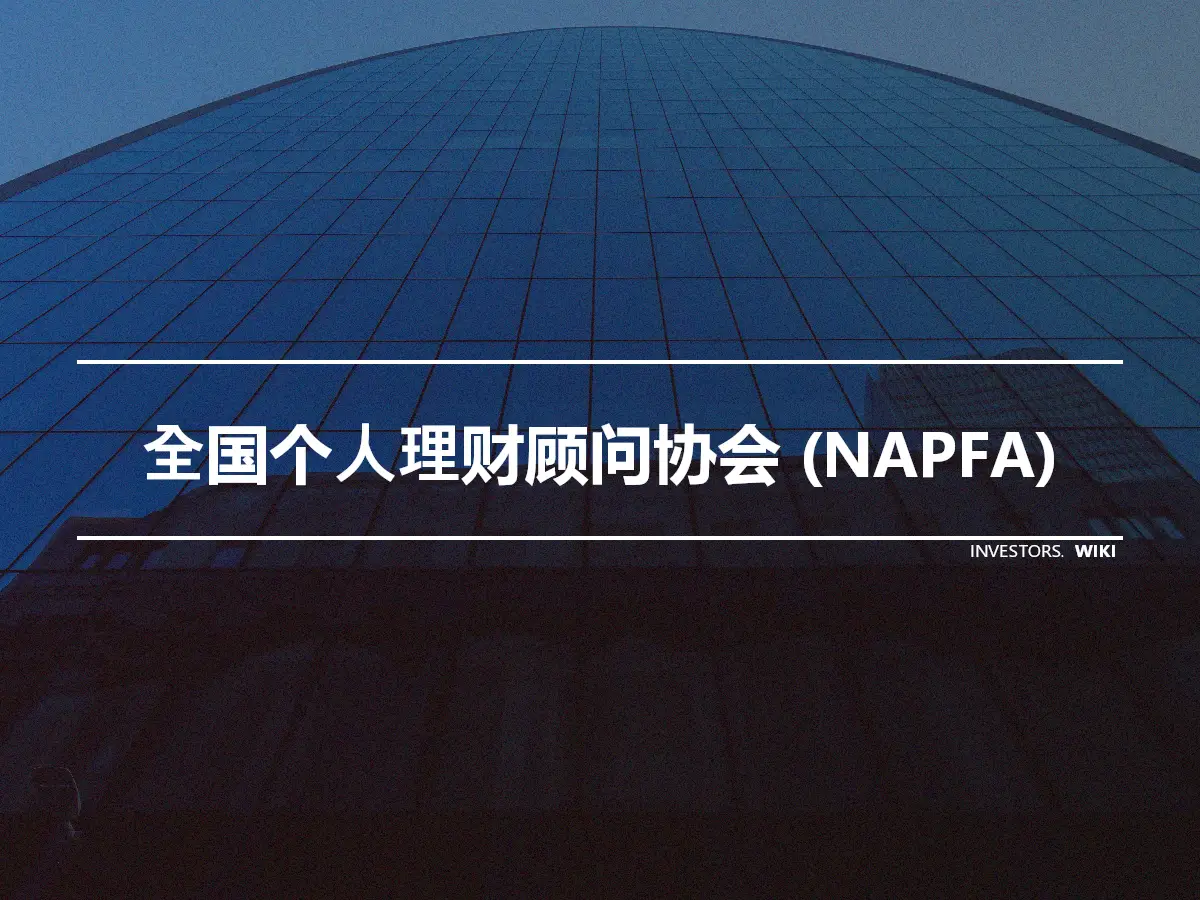 全国个人理财顾问协会 (NAPFA)
