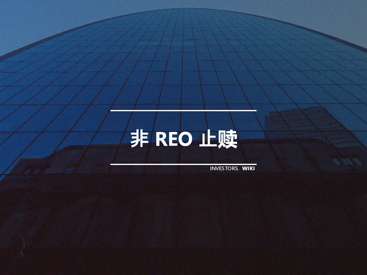 非 REO 止赎