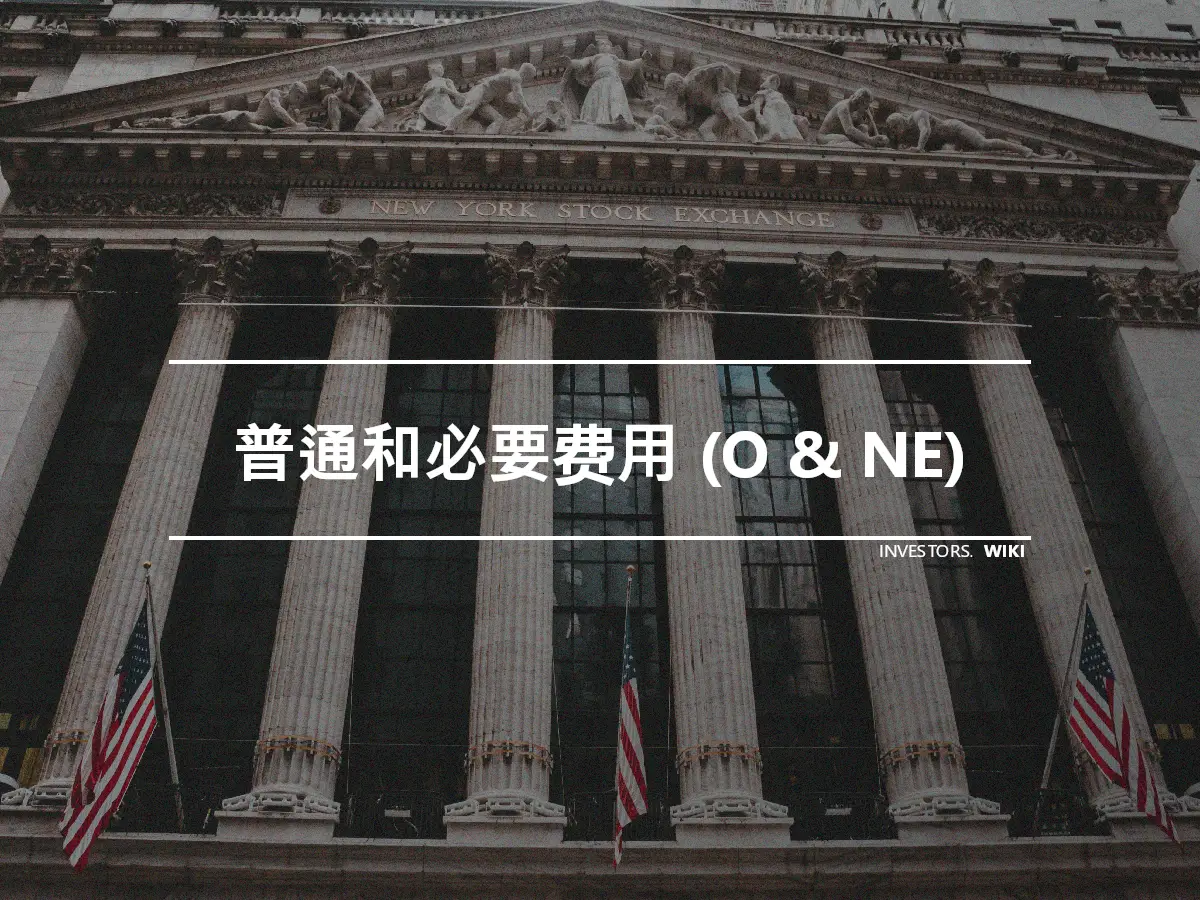 普通和必要费用 (O & NE)