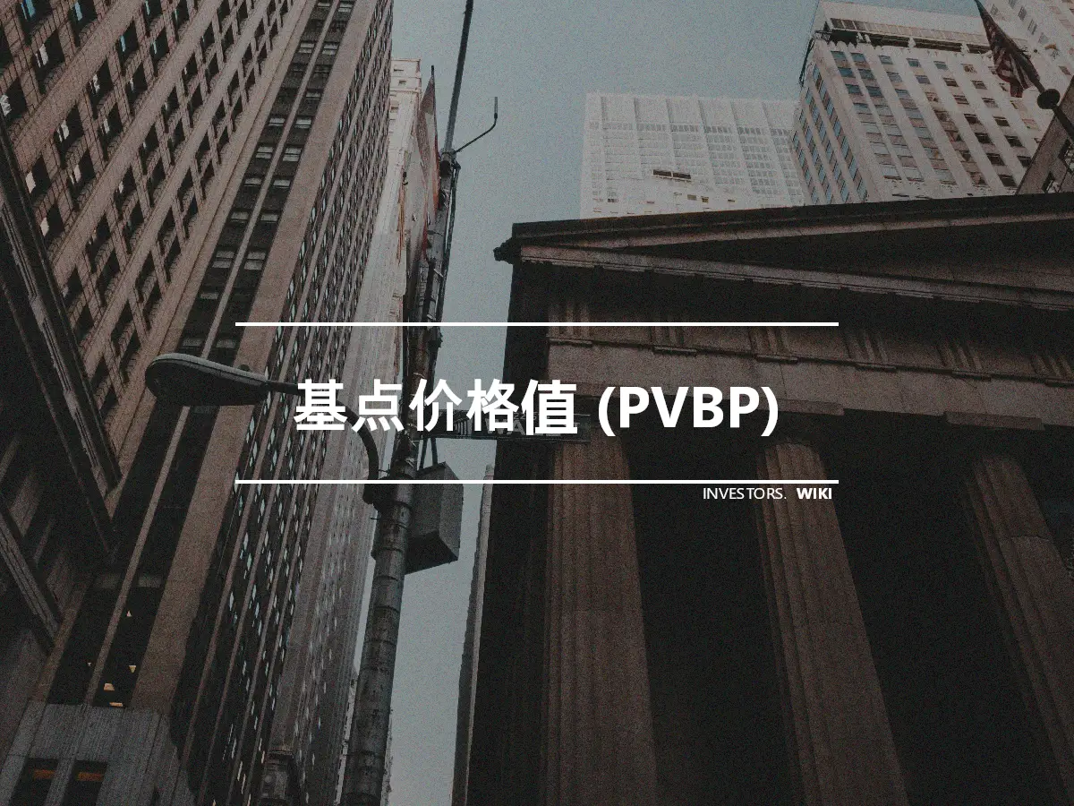 基点价格值 (PVBP)