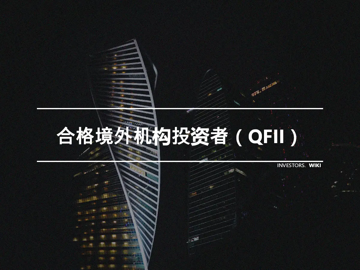 合格境外机构投资者（QFII）