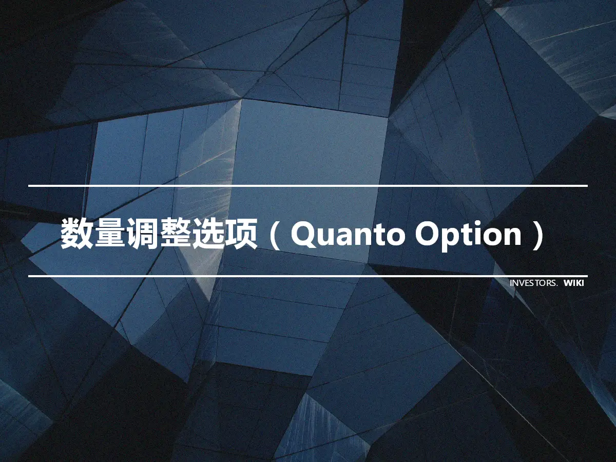 数量调整选项（Quanto Option）