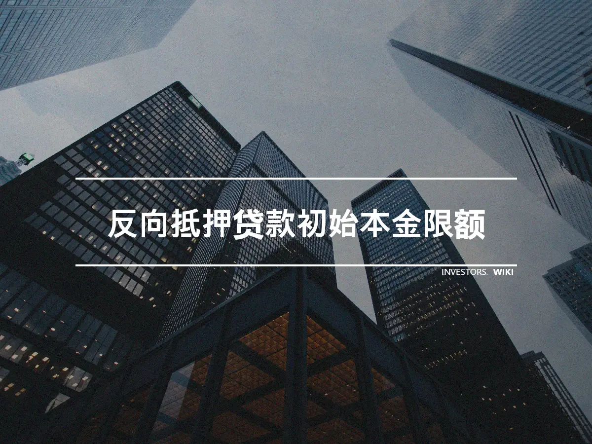 反向抵押贷款初始本金限额