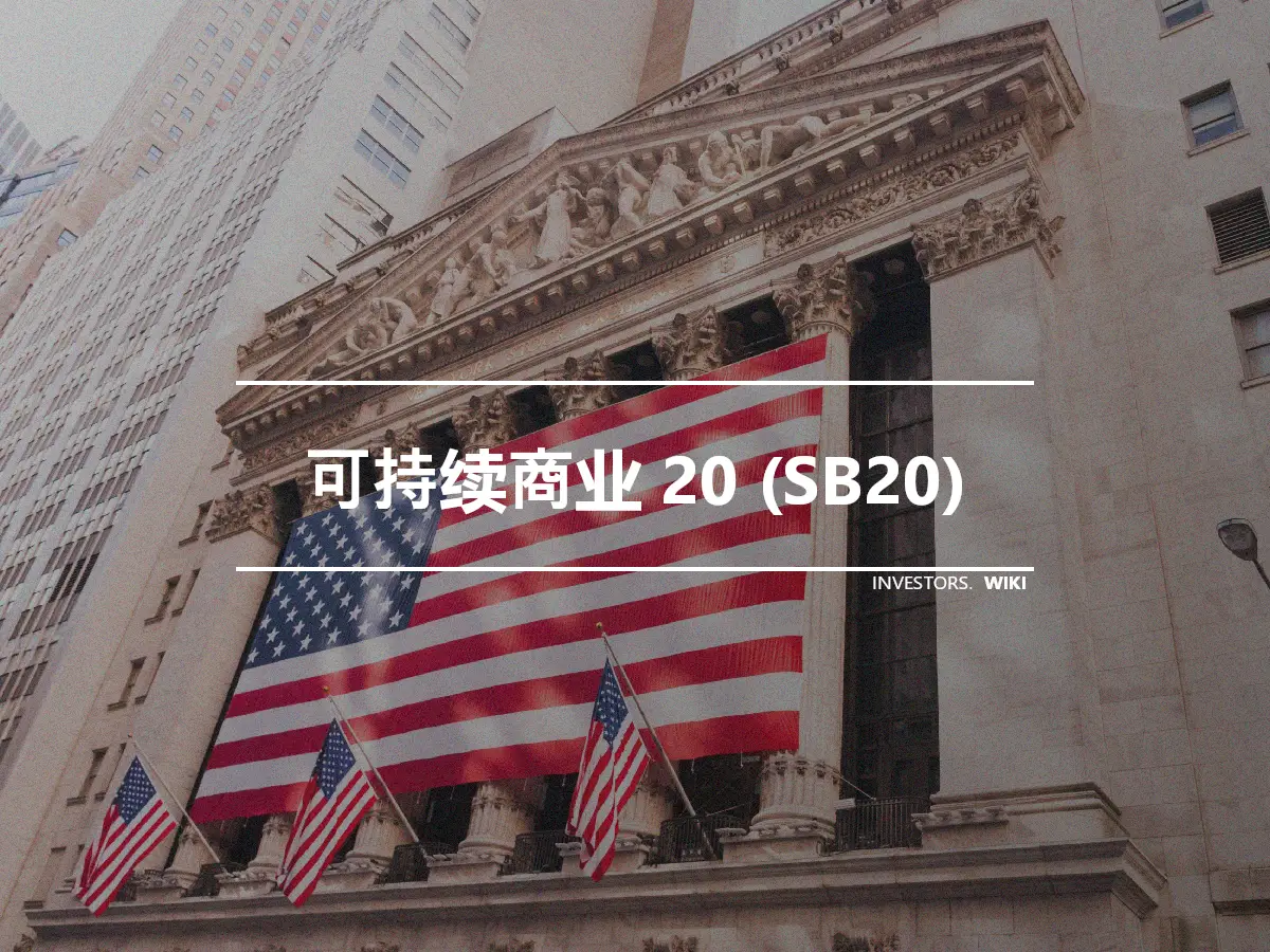 可持续商业 20 (SB20)