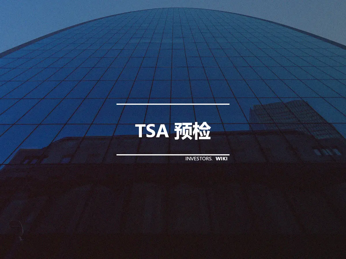 TSA 预检